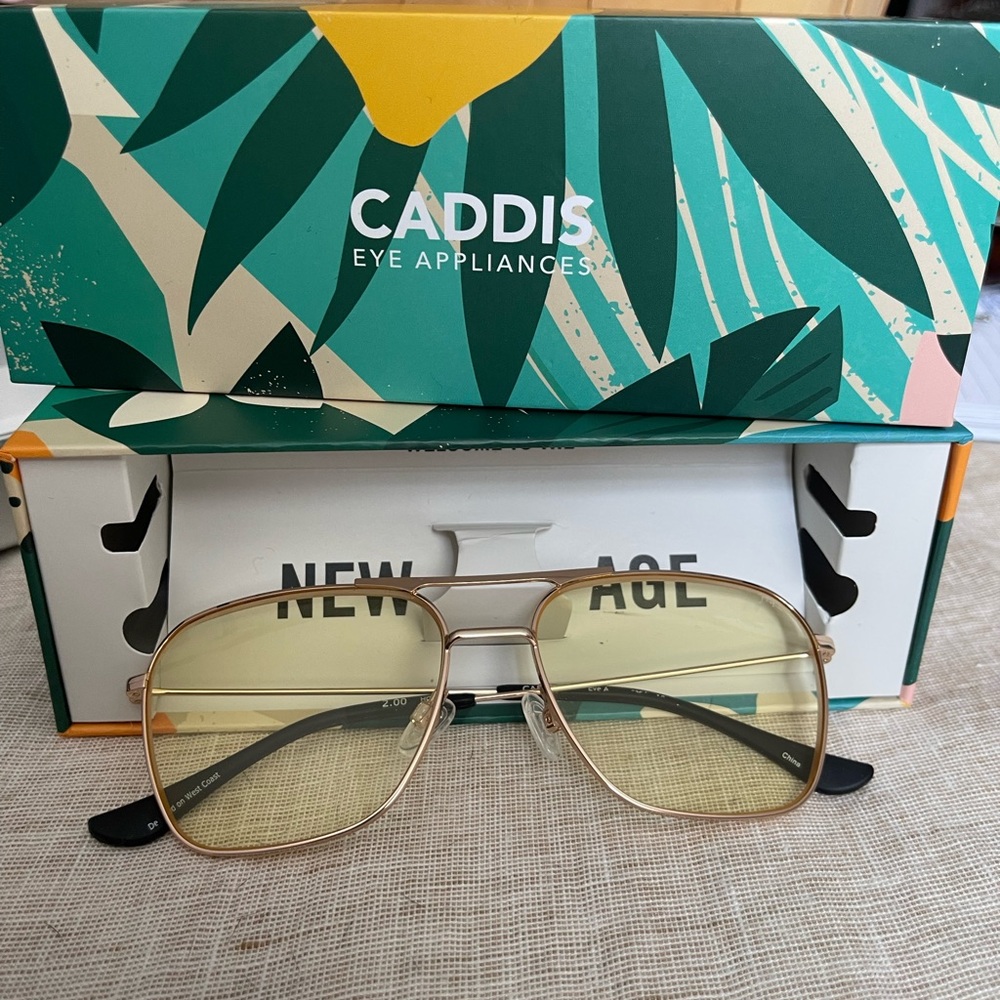 Caddis Hooper gold readers 2.0